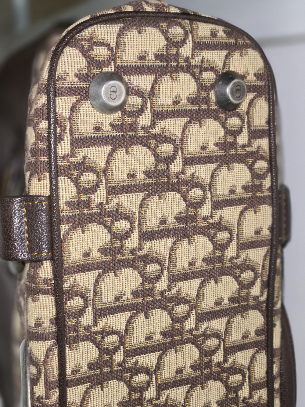 Dior Brown Monogram Tote Bag - Picture 15 of 16